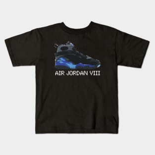 AJ VIII- Pixelated art Kids T-Shirt